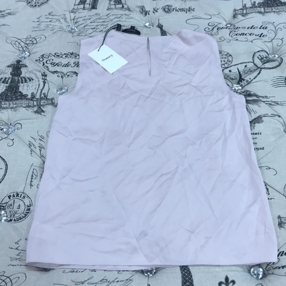 THEORY Shell Top in Stretch Silk - Picture 7 of 7